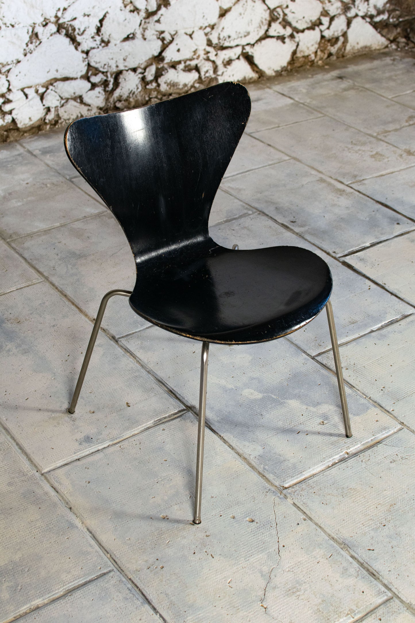 Chaise série 7 par Arne Jacobsen pour Fritz Hansen, 1955