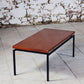 Table basse moderniste vintage teck, 1960